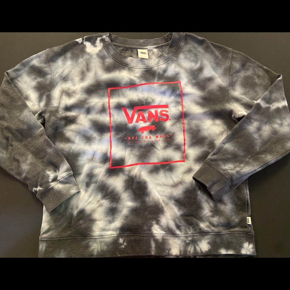 Crew Neck Tie Dye Vans